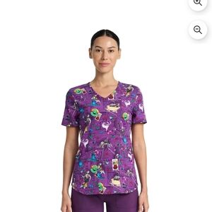 Purple Women's Printed Top